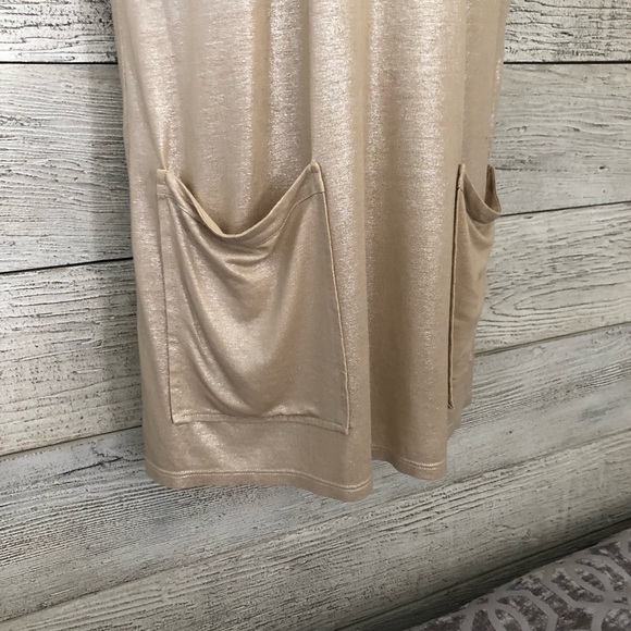 Stella McCartney Gold Tank Shift Dress Size S/42 - Picture 5 of 8